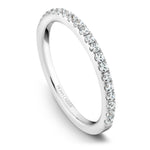 Load image into Gallery viewer, 14K White Gold Noam Carver Matching Band 23 Round Diamonds.