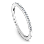Load image into Gallery viewer, 14K White Gold Noam Carver Matching Band 27 Round Diamonds.
