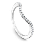 Load image into Gallery viewer, 14K White Gold Noam Carver Matching Band 23 Round Diamonds.