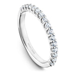 Load image into Gallery viewer, 14K White Gold Noam Carver Matching Band 16 Round Diamonds.