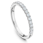 Load image into Gallery viewer, 14K White Gold Noam Carver Matching Band 24 Round Diamonds.
