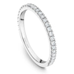 Load image into Gallery viewer, 14K White Gold Noam Carver Matching Band 28 Round Diamonds.