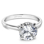 Load image into Gallery viewer, 14K White Gold Noam Carver Engagment ring. Center Stone not included.