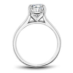 Load image into Gallery viewer, 14K White Gold Noam Carver Engagment ring. Center Stone not included.