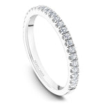Load image into Gallery viewer, 14K White Gold Noam Carver Matching Band with 24 Round Diamonds.