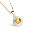 Load image into Gallery viewer, Daisy Carved Pendant