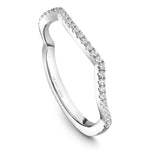 Load image into Gallery viewer, 14K White Gold Noam Carver Matching Band with 34 Round Diamonds.