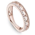 Load image into Gallery viewer, 14K Noam Carver Stackable in Rose Gold with  37 Round Diamonds