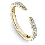 Load image into Gallery viewer, 14K Noam Carver Stackable in Yellow Gold with 16 Round Diamonds