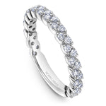 Load image into Gallery viewer, 14K Noam Carver Stackable in White Gold with 34 Round Diamonds