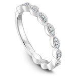 Load image into Gallery viewer, 14K Noam Carver Stackable in White Gold with 33 Round Diamonds