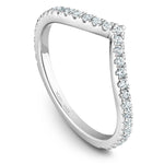 Load image into Gallery viewer, 14K Noam Carver Stackable in White Gold with 33 Round Diamonds