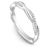 Load image into Gallery viewer, 14K Noam Carver Stackable in White Gold with 30 Round Diamonds