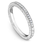 Load image into Gallery viewer, 14K Noam Carver Stackable in White Gold with 18 Round Diamonds