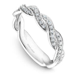 Load image into Gallery viewer, 14K Noam Carver Stackable in White Gold with 62 Round Diamonds