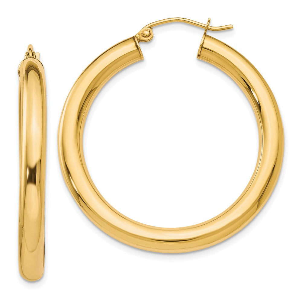 Leslie's 10K Polished Lightweight Hoop Earrings10LE380