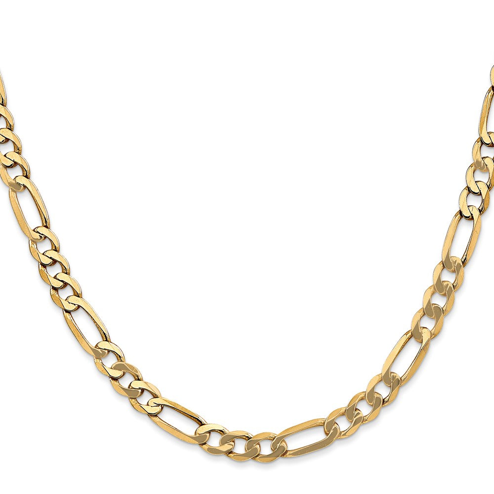 Leslie's 14K 5.25mm Flat Figaro Chain1235-24