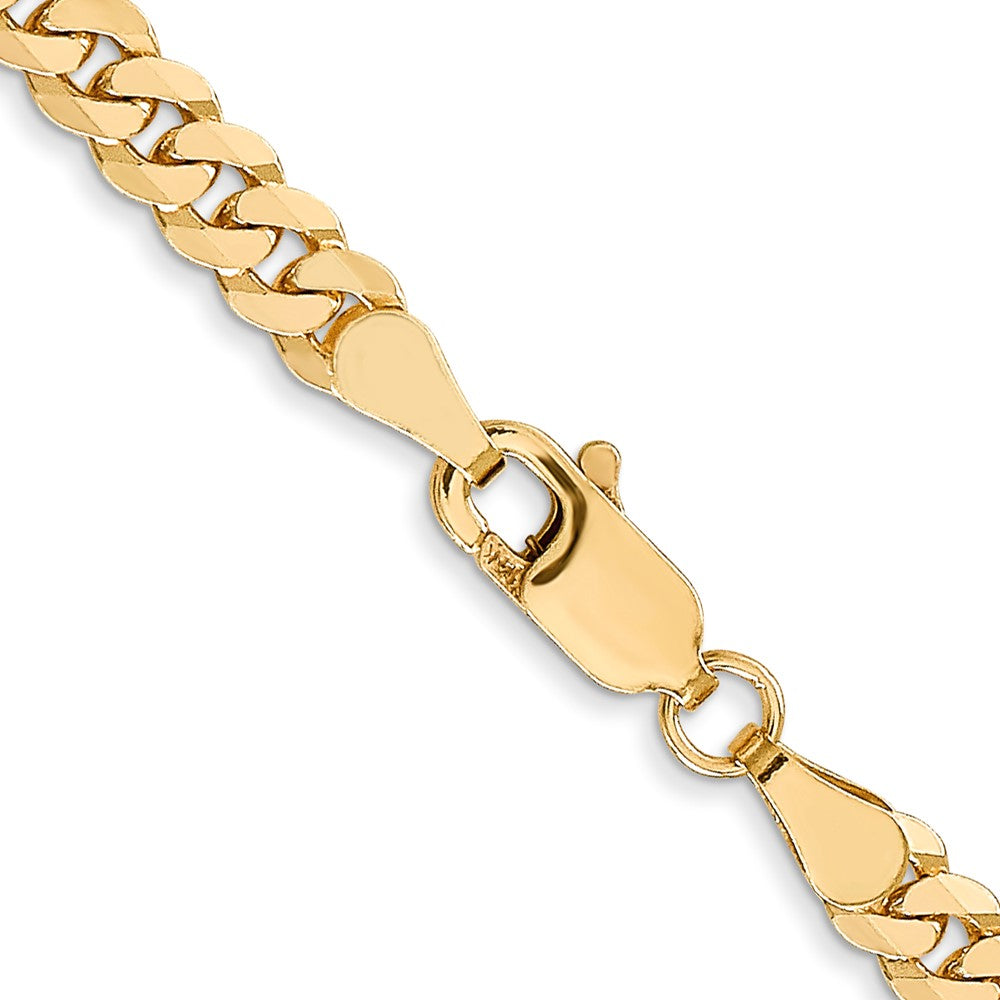 Leslie's 14K 3.9mm Beveled Curb Chain1238-7