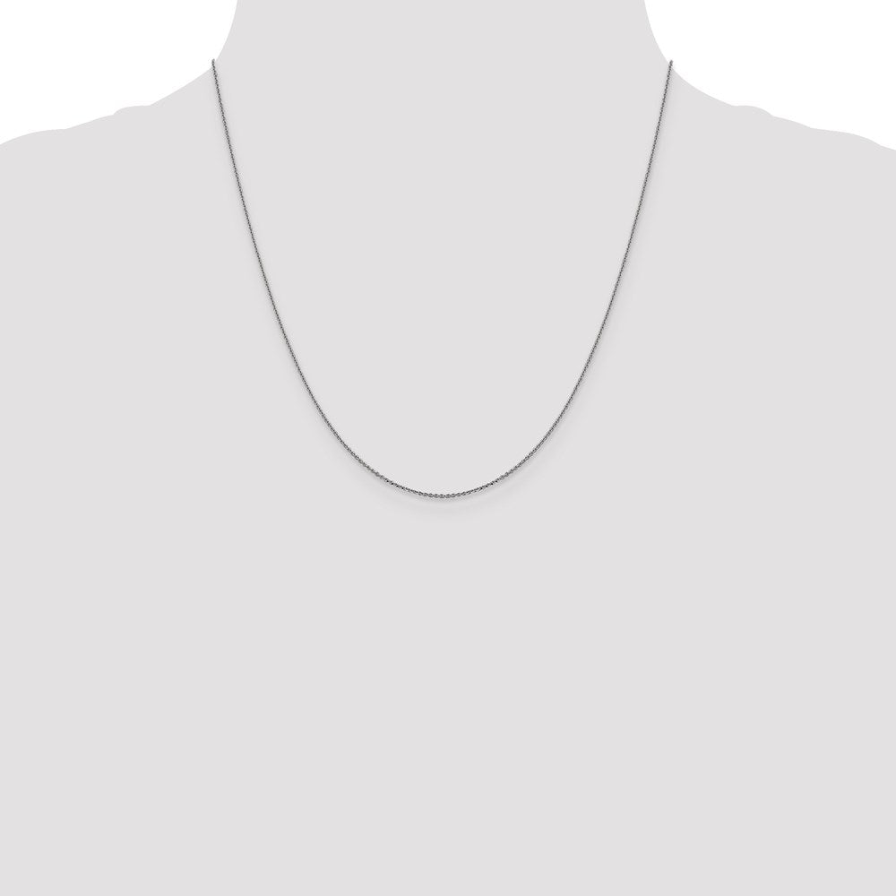 Leslie's 14K White Gold .90 mm D/C Cable Chain1254-20