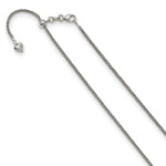 Load image into Gallery viewer, Leslie&#39;s 14K White Gold 1.5 mm Adjustable Wheat Chain1269-22
