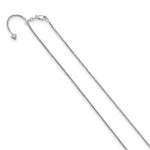 Load image into Gallery viewer, Leslie&#39;s 14K White Gold 1.3 mm Adjustable D/C Wheat Chain1271-22
