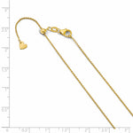 Load image into Gallery viewer, Leslie&#39;s 14K 1.1 mm Round Cable Adjustable Chain1287-22
