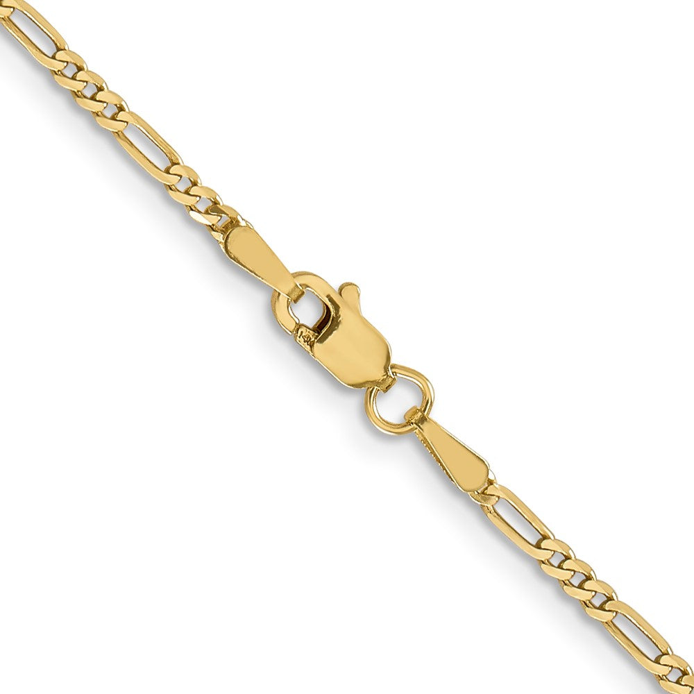 Leslie's 14K 1.80mm Flat Figaro Chain1294-8