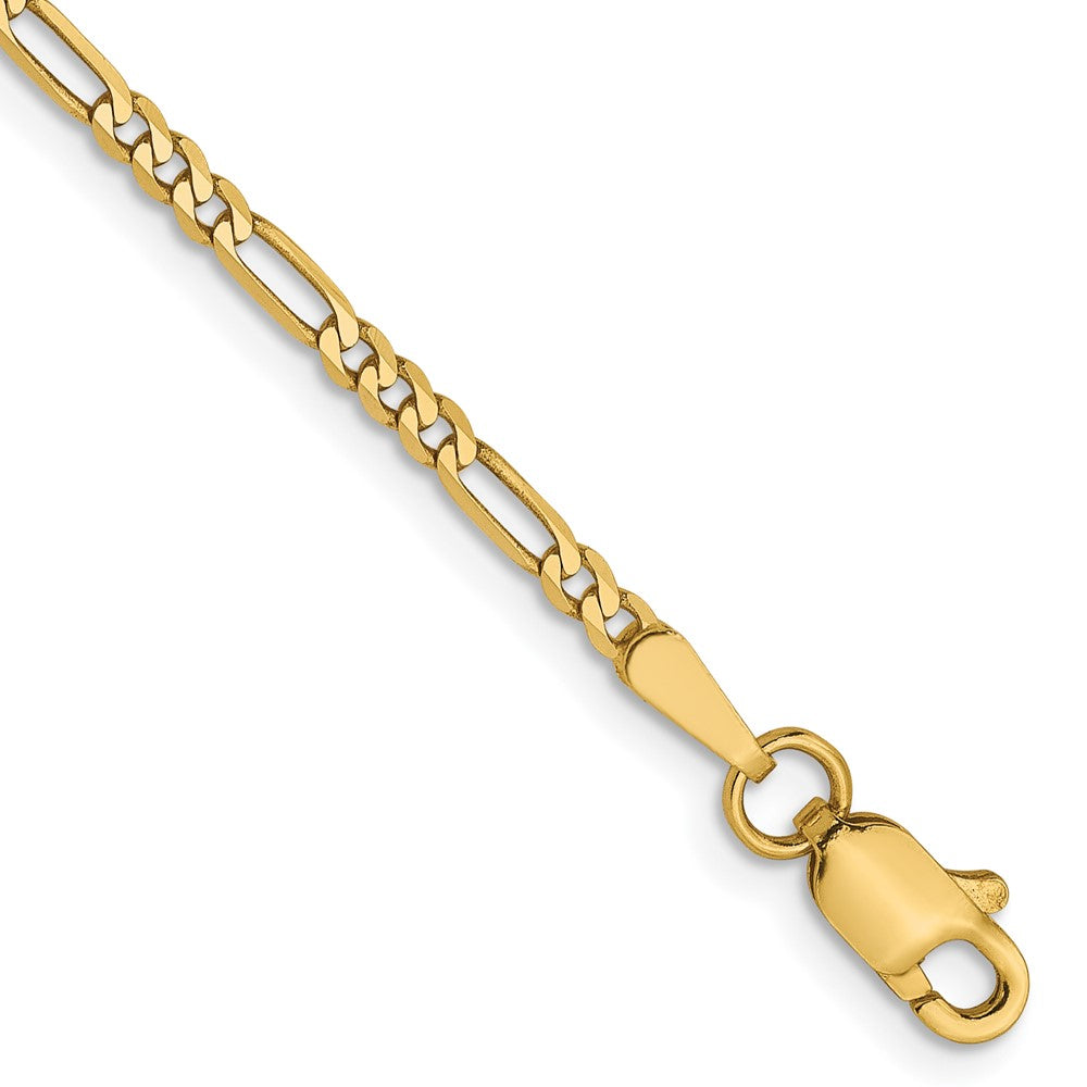 Leslie's 14K 1.80mm Flat Figaro Chain1294-8