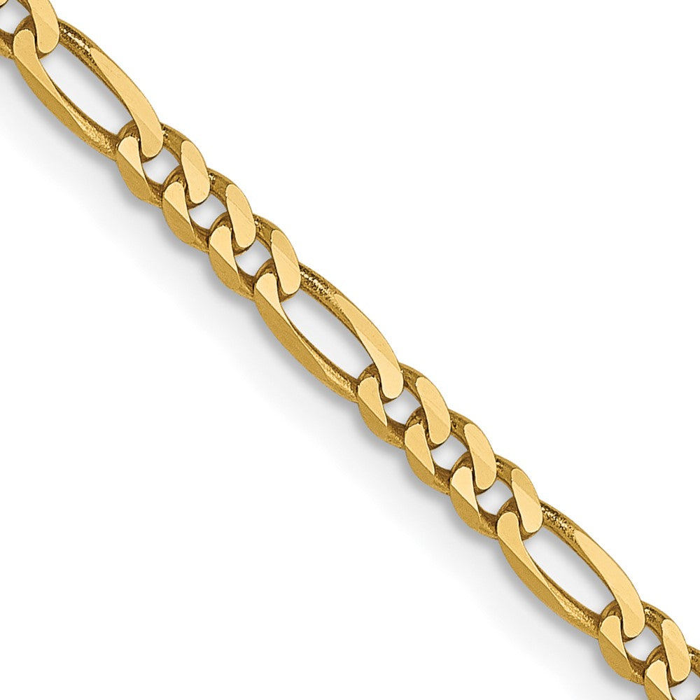 Leslie's 14K 2.25mm Flat Figaro Chain1295-20