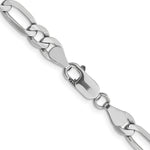 Load image into Gallery viewer, Leslie&#39;s 14K White Gold 6.0mm Flat Figaro Chain1304-9
