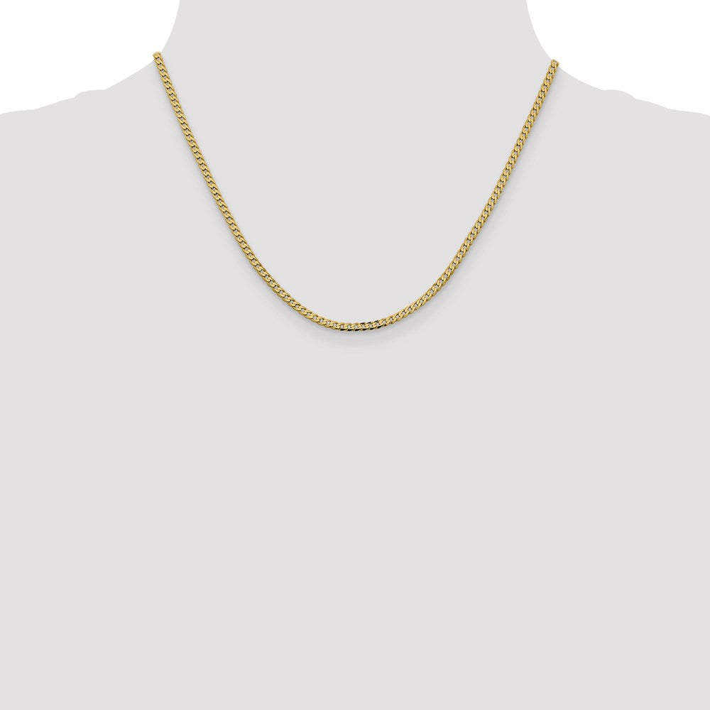 Leslie's 14K 2.3mm Flat Beveled Curb Chain1306-18