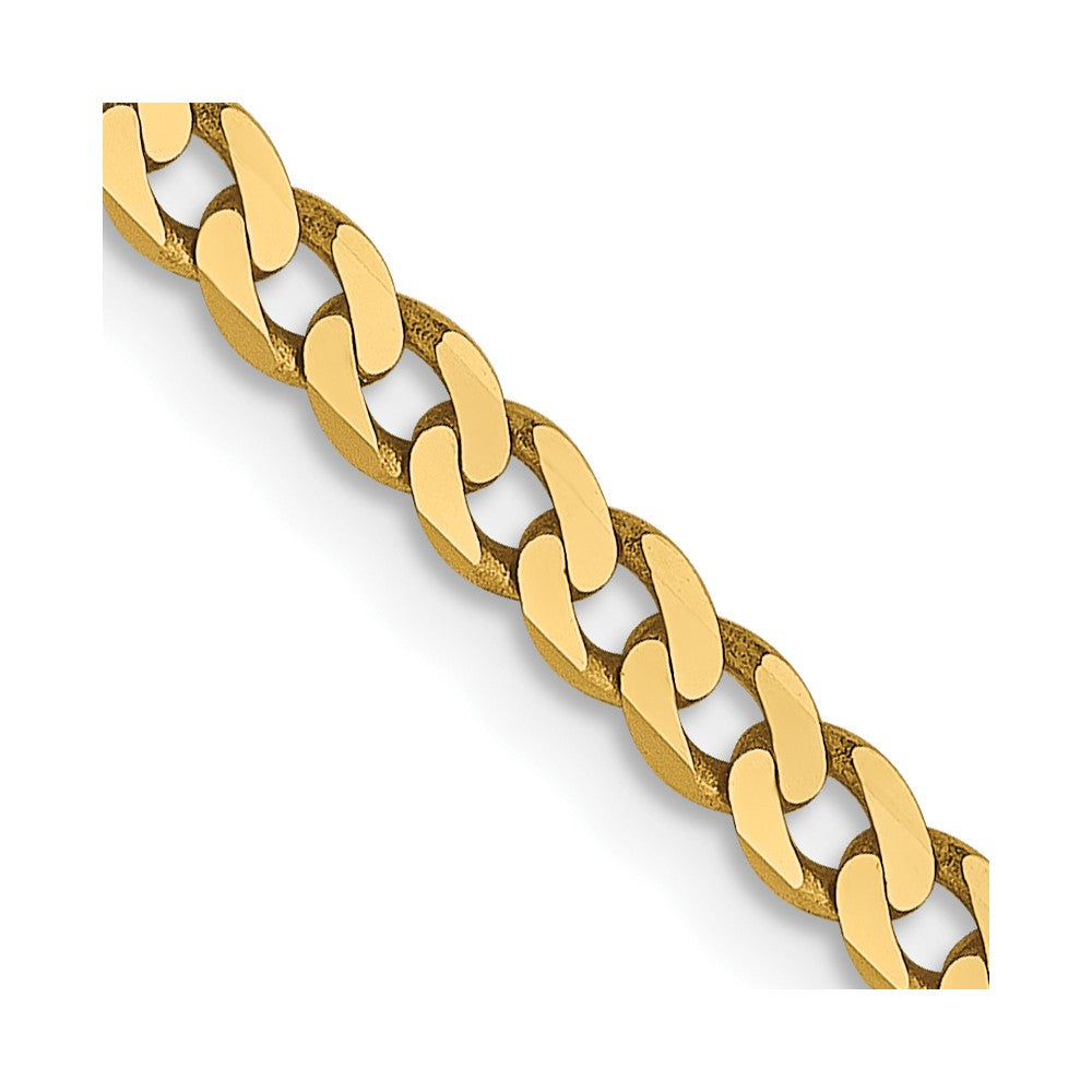 Leslie's 14K 2.3mm Flat Beveled Curb Chain1306-18