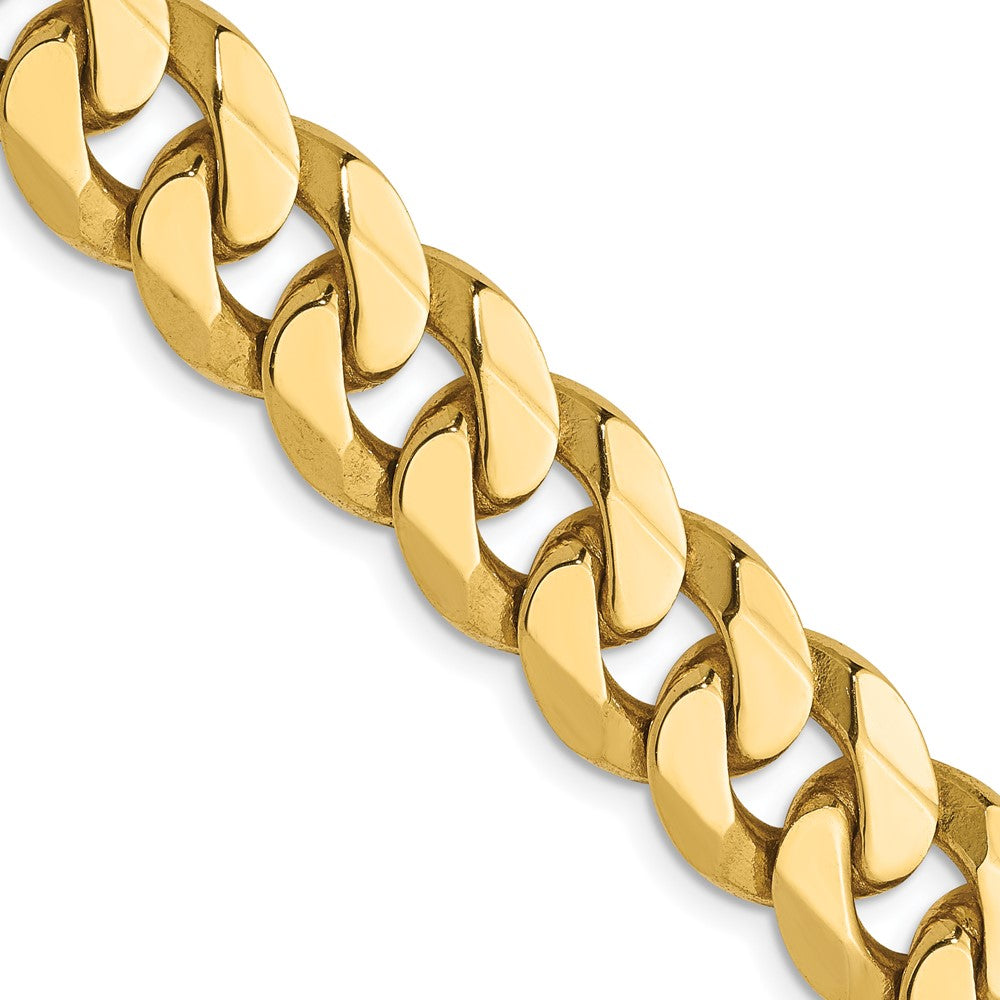 Leslie's 14K 9.5mm Flat Beveled Curb Chain1310-24