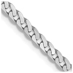 Load image into Gallery viewer, Leslie&#39;s 14K White Gold 2.9mm Flat Beveled Curb Chain1311-24

