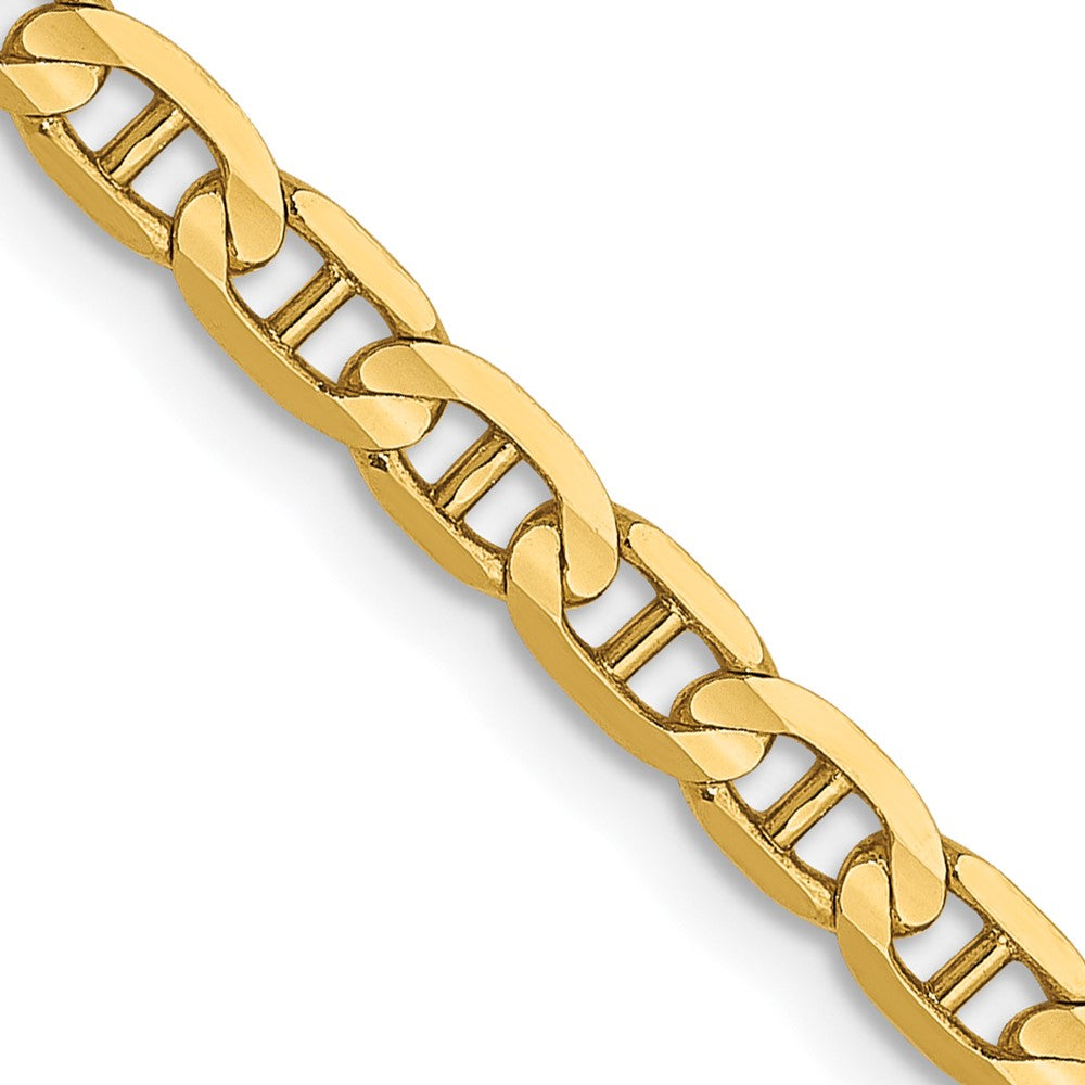 Leslie's 14K 3mm Concave Anchor Chain1314-16