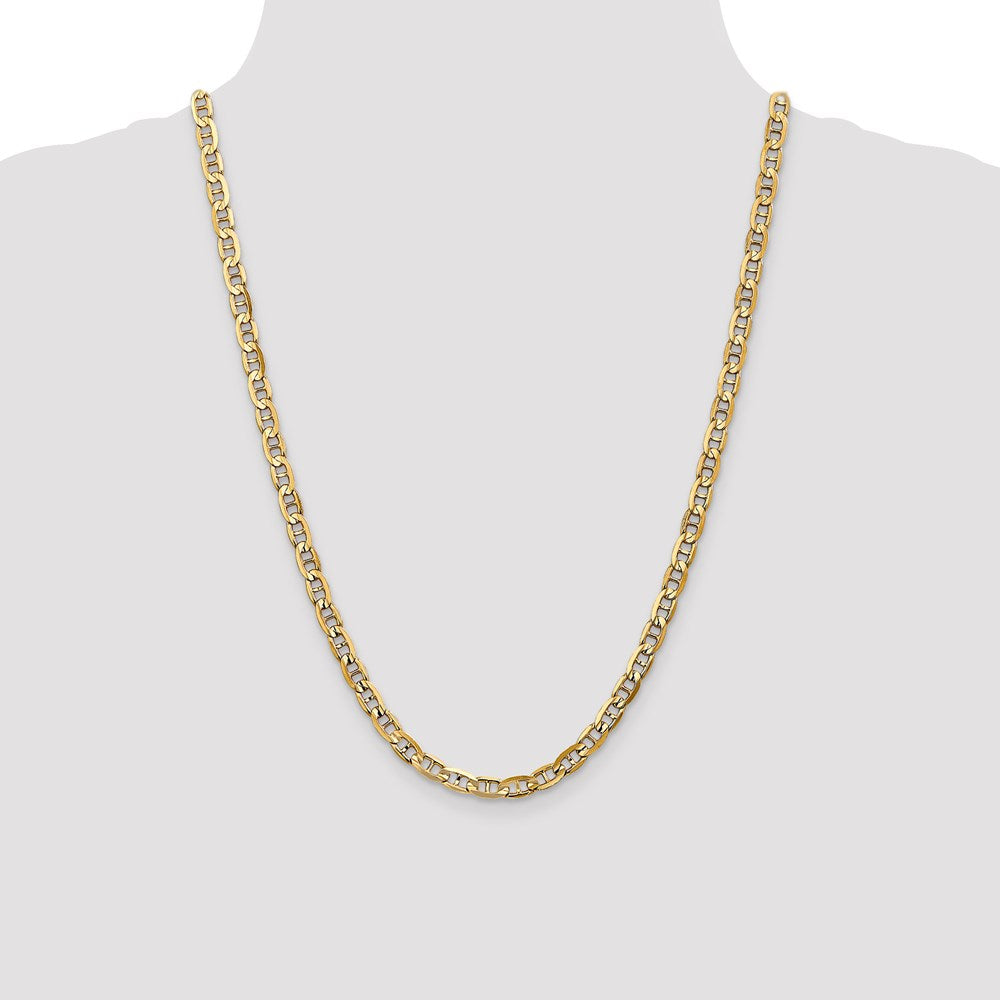 Leslie's 14K 5.25mm Concave Anchor Chain1317-24