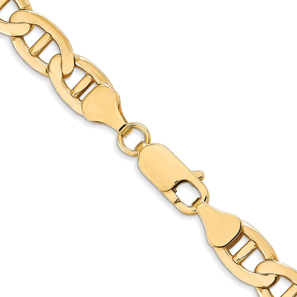 Leslie's 14K 7mm Concave Anchor Chain1319-8