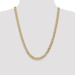 Load image into Gallery viewer, Leslie&#39;s 14K 7.0mm Semi-Solid Curb Link Chain1328-24
