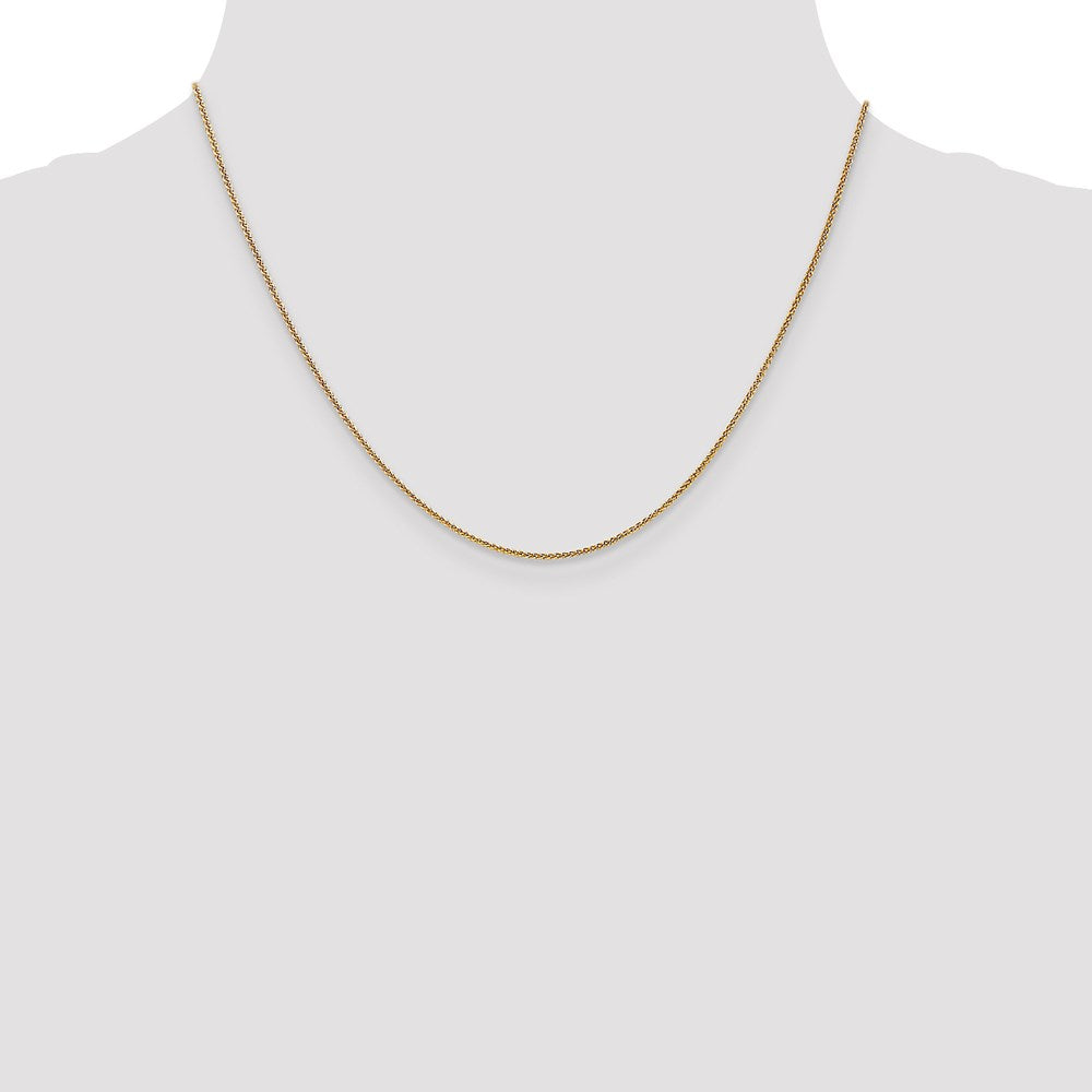 Leslie's 14K 1mm Spiga (Wheat) Chain1555-18