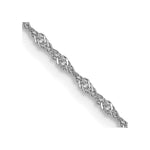 Load image into Gallery viewer, Leslie&#39;s 14K White Gold 1 mm Singapore Chain1594-24
