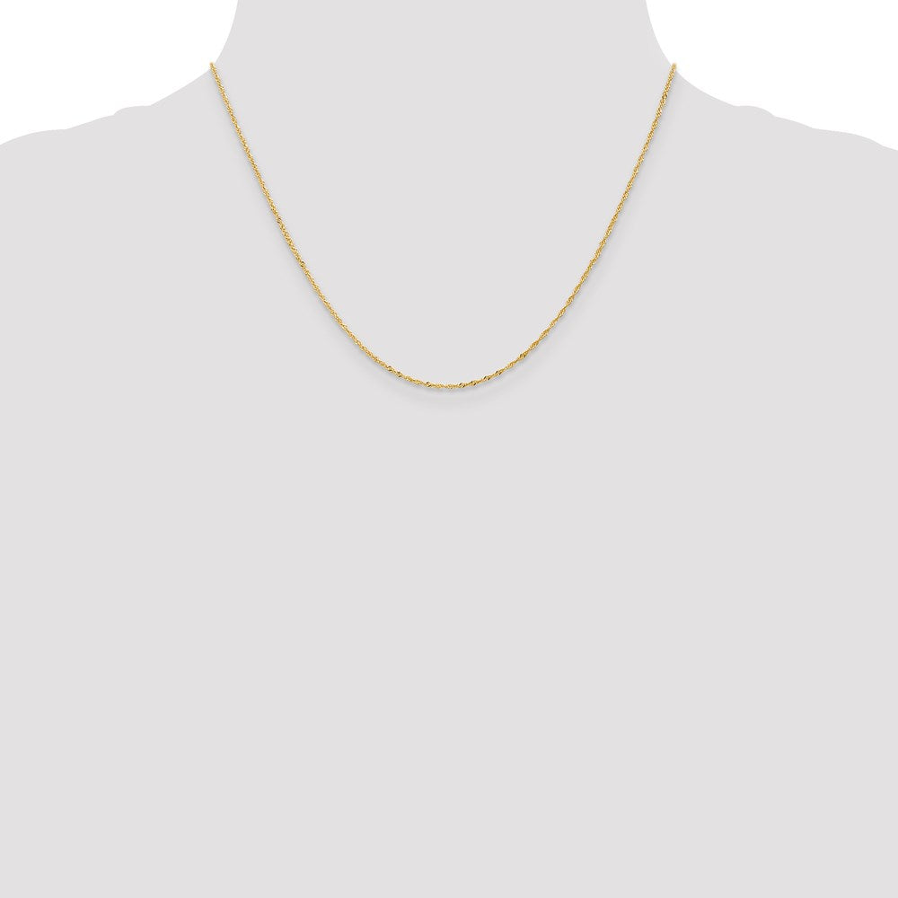 Leslie's 14K 1 mm Light Singapore Chain1605-18