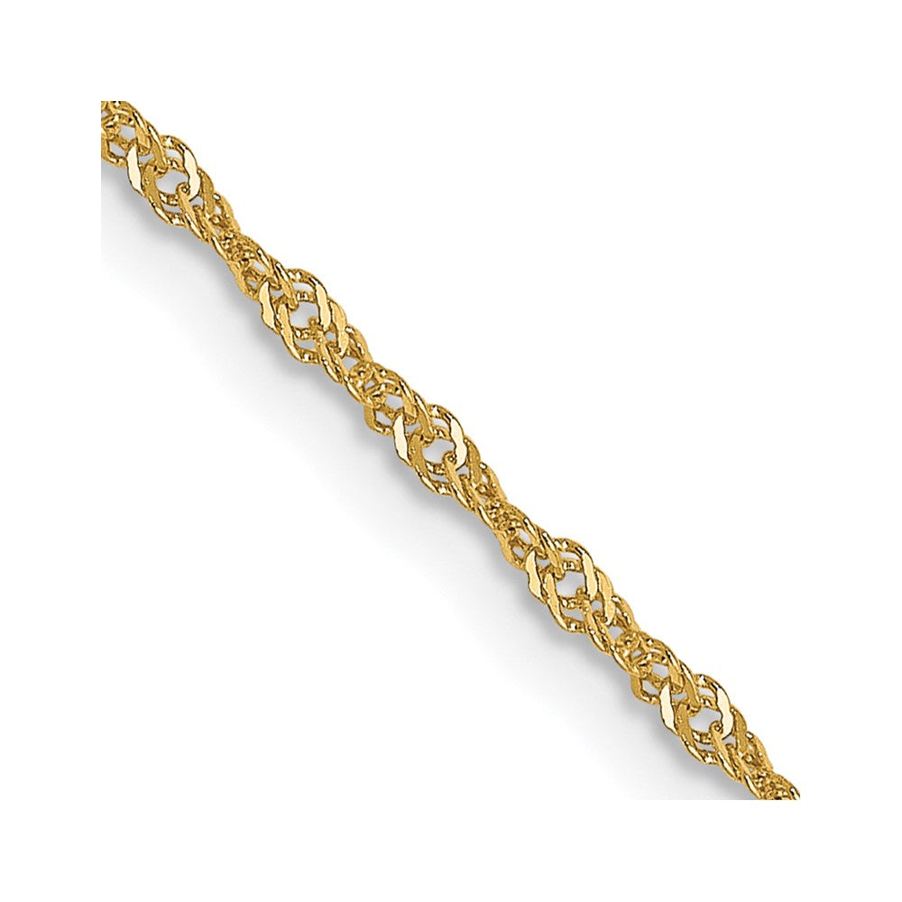 Leslie's 14K 1 mm Light Singapore Chain1605-18
