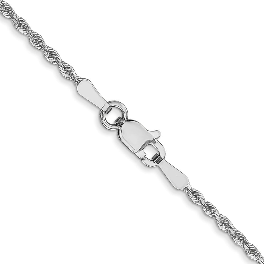 Leslie's 14K White Gold 1.5mm Diamond-Cut Rope Chain1666-10