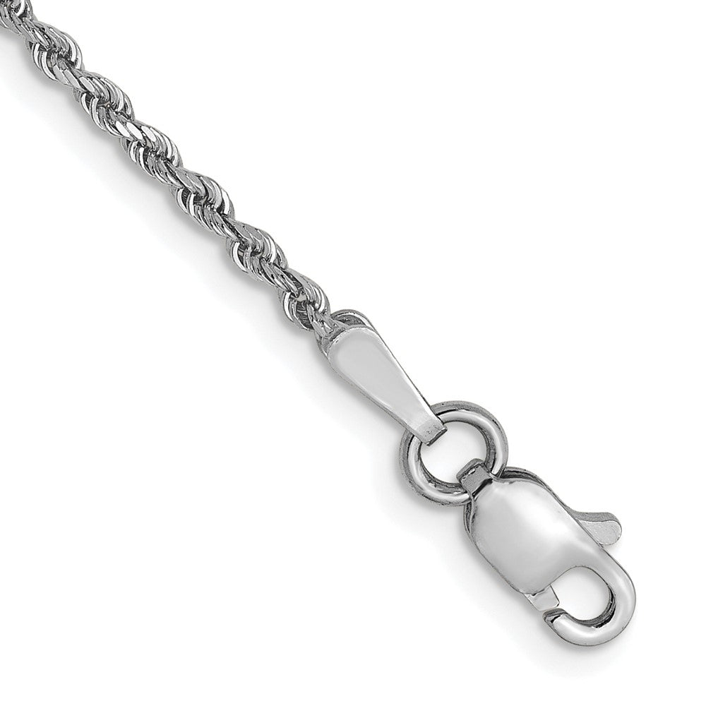 Leslie's 14K White Gold 1.5mm Diamond-Cut Rope Chain1666-10