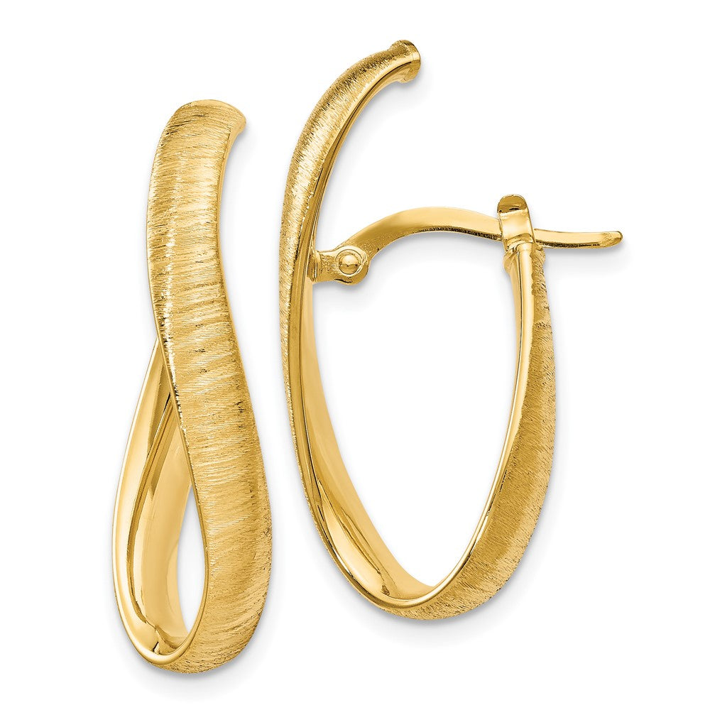 Leslie's 14K Textured Earrings16F