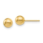 Load image into Gallery viewer, Leslie&#39;s 14K Polished 5mm Ball Post Earrings16Z
