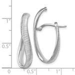 Load image into Gallery viewer, Leslie&#39;s 14K White Gold Textured Earrings17F
