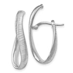 Load image into Gallery viewer, Leslie&#39;s 14K White Gold Textured Earrings17F
