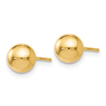 Load image into Gallery viewer, Leslie&#39;s 14K Polished 6mm Ball Post Earrings17Z
