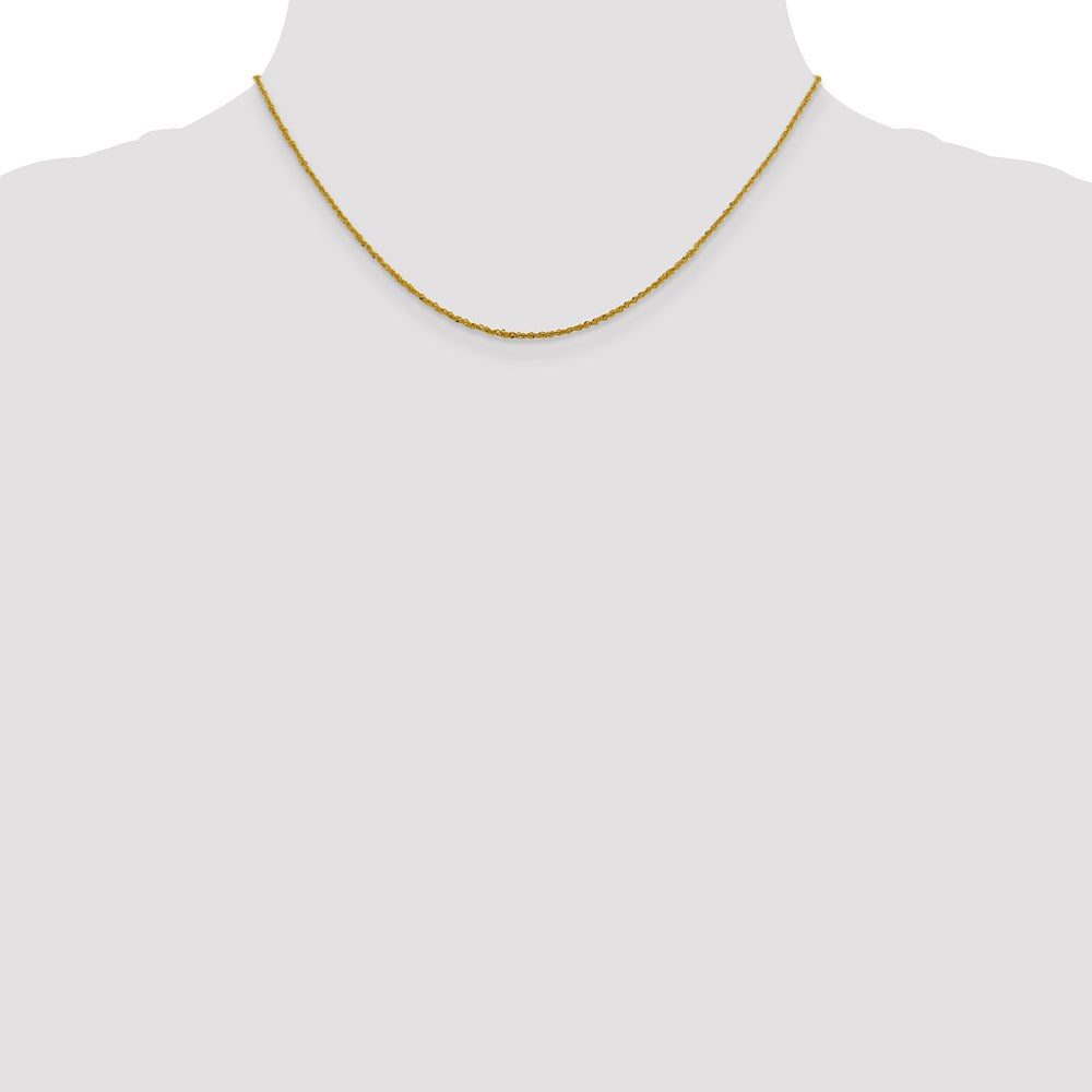 Leslie's 14K 1.3 mm Sparkle Singapore Chain1830-16